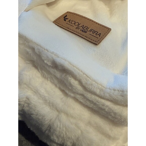 NEW Koolaburra By Ugg Chloe Faux Fur Throw Blanket 50” x 70” White (Various ) - Picture 8 of 8